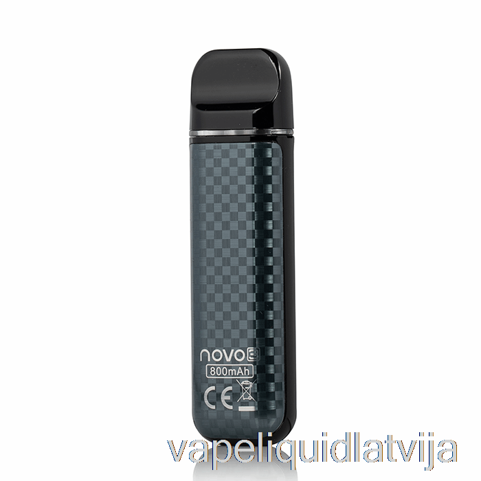 Smok Novo 3 25w Pod Sistēmas Melns Oglekļa šķiedras Vape šķidrums